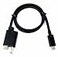 iBuyMax USBC Docking Station Cable for HP Elitebook 840 G3 X260 1030 G2 Elite X2 1012 G1 Single Custom end AC USB TypeC to USB TypeC Black