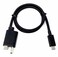 iBuyMax USBC Docking Station Cable for HP Elitebook 840 G3 X260 1030 G2 Elite X2 1012 G1 Single Custom end AC USB TypeC to USB TypeC Black