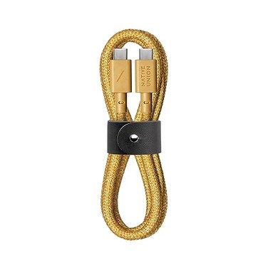 Native Union TypeC Belt Cable 4ft UltraStrong USBC to USBC Charging Cable for iPhone 1717 Pro17e iPhone Air iPad ProAir M4 MacBook Air M5 Galaxy S26S25 FlipFold 7 Kraft