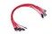 LM YN Motherboard Extension Cable Set Silver Plating Cord GoldPlated Plug Six Kinds POWE LED HDD LED Power SW Reset SW HD Audio Front USB Extension Cable Length 11 inches Compatible with PC