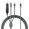 Hugener 3 in 1 Starlink Mini Cable 10FT 3M HighSpeed USB CCar ChargerDC to DC Replacement Cable for Starlink Mini Power Waterproof Extension Power Cable Accessories
