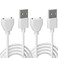 Bicmice 10mm USB DC Charging Cable Replacement Magnetic Charger Cord 2Pack