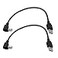 Seadream Angled Printer Cable 2Pack USB20 A Male Plug to Right Angle USB B Male AB MM Printer Scanner Cord CableRight Angled