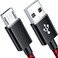 VOTY Micro USB Cable6FT Fast Android Charging Cord for Kindle Fire PS4 ControllerAlcatel PhoneBraided Charger Cord for Fire TabletSamsung Galaxy S7 Edge S2 J7 J5 J3LG K40Moto E4 E5 E6