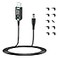 FARSENSE USB to DC 5V Power Cord Universal DC 55x21mm Barrel Plug Charging Cable3FT with 10 Connector TipsUSB to Barrel Plug 5V Power Cable with OnOff Switch and Led Indicator