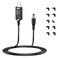 FARSENSE USB to DC 5V Power Cord Universal DC 55x21mm Barrel Plug Charging Cable3FT with 10 Connector TipsUSB to Barrel Plug 5V Power Cable with OnOff Switch and Led Indicator