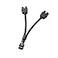 SSSUWP Motherboard 9pin USB20 to Dual 9pin Extension Cable 9 pin to 2 9 pin Splitter Cord Motherboard USB 9Pin Header Cable Black