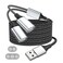 Fidioto USB Splitter USBA Male to 2 Female USBA Extension Cable 4Ft Long USB Y Splitter Support Charging and Data Transfer for PrinterUSBA KeyboardFlash DrivePlayStationLaptopLED Etc
