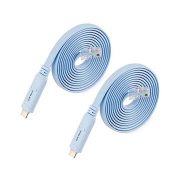 OIKWAN USBC Console Cable 2pack USB C to RJ45 Console Cable for Cisco RoutersAP RouterSwitchWindows Linux Mac OS