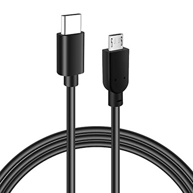 Kxable USBC to Micro USB Cable 2FT Fast Charging Data Sync Compatible with Type C Wall Chargers Samsung Galaxy S7 Edge S6 S5 Kindle PS4 Controller Fire TV Stick Xbox One Camera etc
