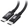 Cable Matters USBIF 240W USB C Cable 66ft Up to 240W Charging 480Mbps No Video Support USBC Charger CableUSBC Charging Cord for MacBookiPad ProXPSSurface Pro Black