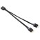 MZHOU Dual USB 20 Header Splitter 9Pin Motherboard Male to Dual 9Pin Female Adapter for Internal USB Expansion PC Builds Gaming Rigs 176cm Length