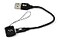 Zotech Replacement Charge Clip for Jaybird X3 X4 with 6 inch Braided Micro USB Cable Black