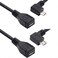 chenyang CY Micro USB 20 Male to Micro USB 20 Female Extension Cable Left Right 90 Degree Angled Full Pin Connected 05M