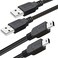 SCOVEE PS3 Controller Charger Cord 2 Pack 10ft PS3 Charger Cable for Sony PlayStation 3 Controller DualShock 3 PS Slim PS Move Wireless Game RemoteLong Mini USB Cable Charging Data Wire