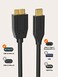 CableCreation USB C to Micro B Short Cable 2FT 10G Micro B to USB C External Hard Drive Cable for iPhone 151617Samsung Galaxy S24Seagate WD Westgate My PassportMacBook ProAir iPadTablet