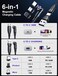 A.S 100W 540 Rotation Magnetic Charging Cable 33FT6FT2Pack USB C to USB C Cable Fast Charge Magnetics USB C Charging Cable Magnetic Charge Cable Data Transfer Capable Compatible with All Devices