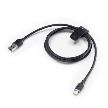 Mophie Charge Stream USBA to USBC Cable 3ft UltraDurable Braided Design Flexible Silicone Fast Charging up to 15W Travel Strap Included