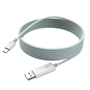 GameSir USBC Cable for G7 SE G7 T4 Kaleid White Cyan
