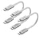 SUMPK 240W USB C Cable 1FT Short USB C Cable Fast Charging Cord Compatible with 1616 Pro16 Plus16 Pro Max Samsung Galaxy S23 S22 S21 S20 Note 20 Pixel