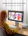 Silkland USB C Monitor Display Cable 5FT 4K144Hz60Hz 8K30Hz USB C 32 Gen 2x2 Video Cable 20Gbps Data Transfer 240W PD Fast Charge Compatible with iPhone 17 MacBook Pro iPad