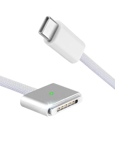 RULGOI 140W USBC to Magnetic 3 Charging Cable Compatible with MacBook Air 20232022 M2 MacBook Pro 20212023M3M2M1 1416 inches 66 feet