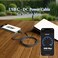 NEDUL Starlink Mini USB C to DC Power Cable 32ft Starlink Mini TypeC to DC Power Cable PD 20V TypeC Input to DC Male Output Waterproof Compatible 65W PD 20V Protocol Power SupplySource 1M
