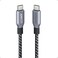 Anker Prime USB C to USB C Cable 240W Fast Charging Cord UpcycledBraided Nylon with 100Year Bend Durability for iPhone 17 Series MacBook Galaxy S241 FT
