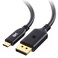 Cable Matters VESA 40Gbps Unidirectional USB C to DisplayPort 21 Cable 66ft Supports DP40 8K120Hz 4K480Hz Thunderbolt 4 to DisplayPort Cable Not for Portable USBC Monitor