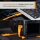 Tether Tools TetherPro Optima 10Gbps Gen 2 USBC 15 46m Straight to Right HighVisibility Orange