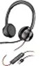 POLY Plantronics Poly Blackwire 8225 Wired Headset with Boom Mic DualEar Stereo Computer Headset USBA to Connect to Your PCMac Active Noise CancelingWorks with Teams Zoom More