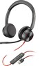 POLY Plantronics Poly Blackwire 8225 Wired Headset with Boom Mic DualEar Stereo Computer Headset USBA to Connect to Your PCMac Active Noise CancelingWorks with Teams Zoom More