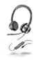 POLY Plantronics Poly Blackwire 8225 Wired Headset with Boom Mic DualEar Stereo Computer Headset USBC to Connect to Your PCMac Active Noise Canceling Works with Teams Zoom More