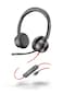 POLY Plantronics Poly Blackwire 8225 Wired Headset with Boom Mic DualEar Stereo Computer Headset USBC to Connect to Your PCMac Active Noise Canceling Works with Teams Zoom More