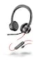 POLY Plantronics Poly Blackwire 8225 Wired Headset with Boom Mic DualEar Stereo Computer Headset USBC to Connect to Your PCMac Active Noise Canceling Works with Teams Zoom More
