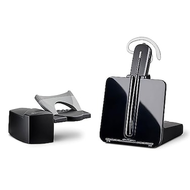 Poly CS540 Wireless DECT Headset with HL10 Lifter Plantronics Single Ear Mono Convertible 3 wearing styles Connects to Desk Phone Noise Canceling Microphone