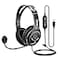 MAIRDI USB Headset with Microphone for PC Computer Headset with Mic Noise Canceling for Laptop Teams Zoom Office Work Call Center Business Softphone Dictation Headset for Dragon Naturelly Speaking