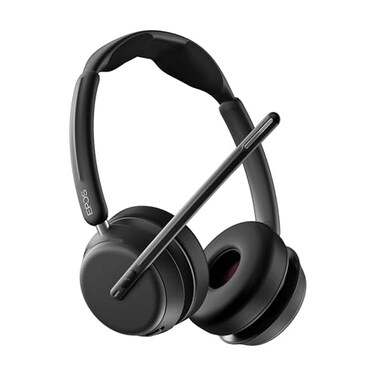 EPOS IMPACT 1060 DoubleSided Wireless Office Headset With Microphone EPOS AI Noise Cancellation Super Wideband Audio Bluetooth Comfortable Fit Perfect For Clear Calls In Busy Workspaces