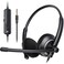 awatrue Wired Headset with Microphone for PC Laptop 35mm Jack On Ear Headphones with Noise Cancelling Microphone for Boom Skype Webinars inline ControlComfortable
