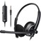 awatrue Wired Headset with Microphone for PC Laptop 35mm Jack On Ear Headphones with Noise Cancelling Microphone for Boom Skype Webinars inline ControlComfortable