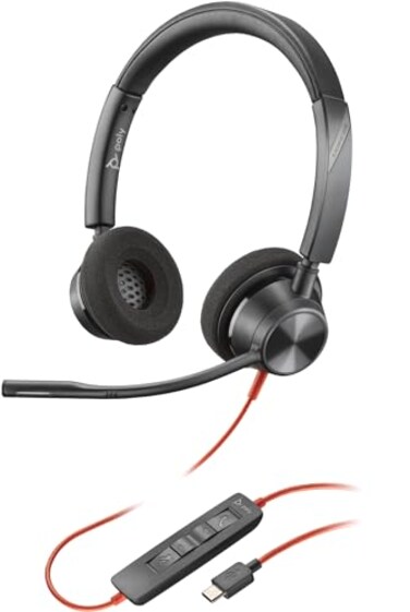 Poly Headset Blackwire C3320 Stereo USBCA