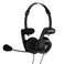 Koss Porta Pro DoubleSided Communication Headset with Microphone Electret Flexible Handsfree Design Foldable Design TRRS Plug Wired 35 mm Black
