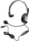 Andrea Communications NC181VM USB OnEar Monaural Computer Headset with Noisecanceling Microphone inline VolumeMute Controls and Builtin External Sound Card and USB Plug Black Grey Silver