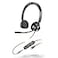 Plantronics Blackwire 3325 Wired DualEar Stereo Headset with Boom Mic USBA35mm to connect to your PC andor Mac Works with Teams Zoom more