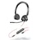 Plantronics Blackwire 3325 Wired DualEar Stereo Headset with Boom Mic USBA35mm to connect to your PC andor Mac Works with Teams Zoom more