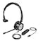 MKJ USB Headset with Microphone Noise Canceling Wired Headphone for Call Center Office Headset for PC Computer Laptop Work with Ms Teams Zoom Webex Conference Black