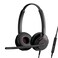 EPOS Impact 760 DualSided USBC and USBA Wired Office Headset with NoiseCanceling Mic inLine Controls Clear Audio Comfortable Fit Suitable for Business Calls and Working from Home