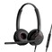 EPOS Impact 760 DualSided USBC and USBA Wired Office Headset with NoiseCanceling Mic inLine Controls Clear Audio Comfortable Fit Suitable for Business Calls and Working from Home