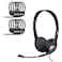 Cyber Acoustics AC204 Carton of 24 Stereo Classroom Headsets wSingle Plug and YAdapter