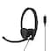 Koss CS300USB DoubleSided OnEar Communication Headset Noise Cancelling Electret Microphone Flexible Microphone Arm Wired with USB Plug Black